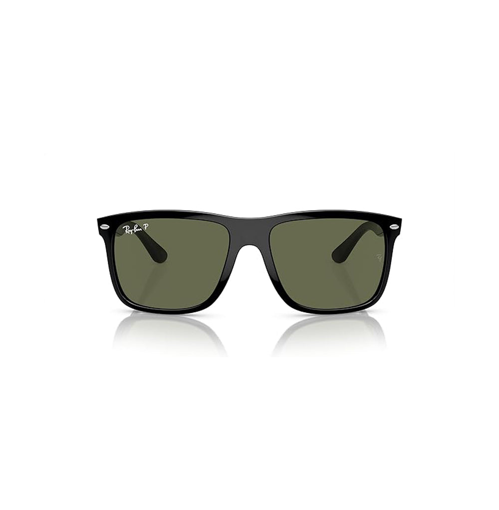 Ray-ban Boyfriend Two Polarized Sunglasses Black Green