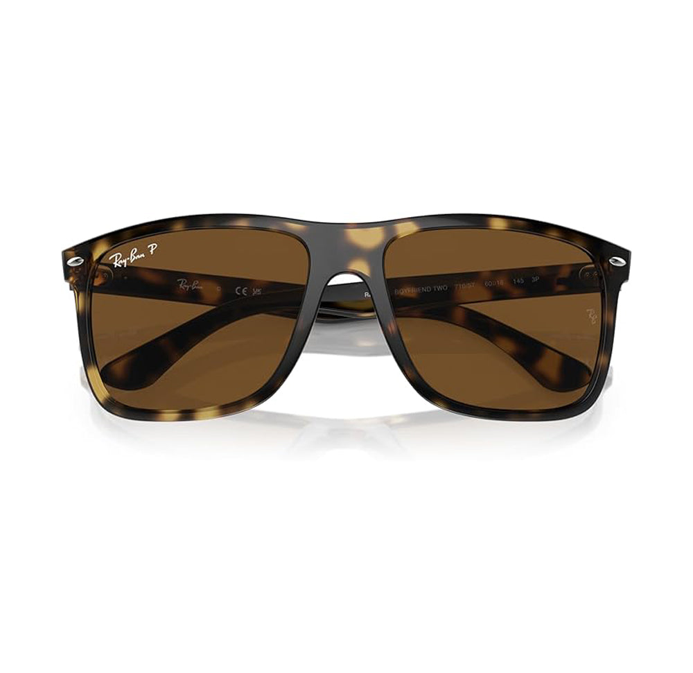Ray-ban Boyfriend Two Polarized Sunglasses Havana Brown