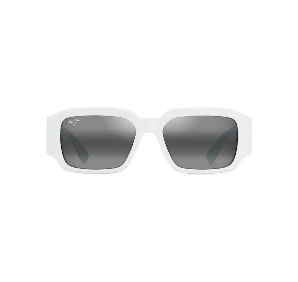 Maui Jim Kupale Polarized Sunglasses ShinyWhite Grey