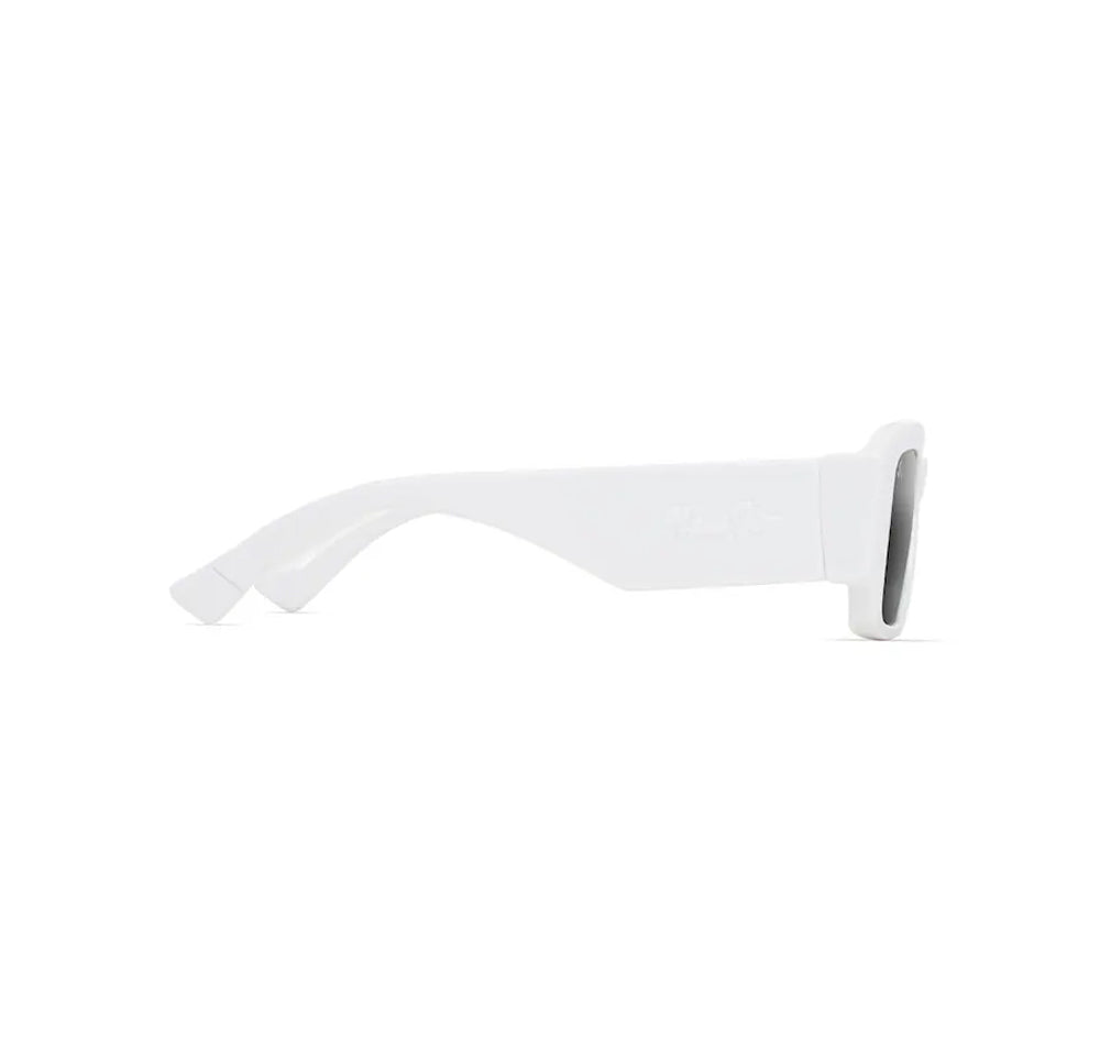 Maui Jim Kupale Polarized Sunglasses ShinyWhite Grey