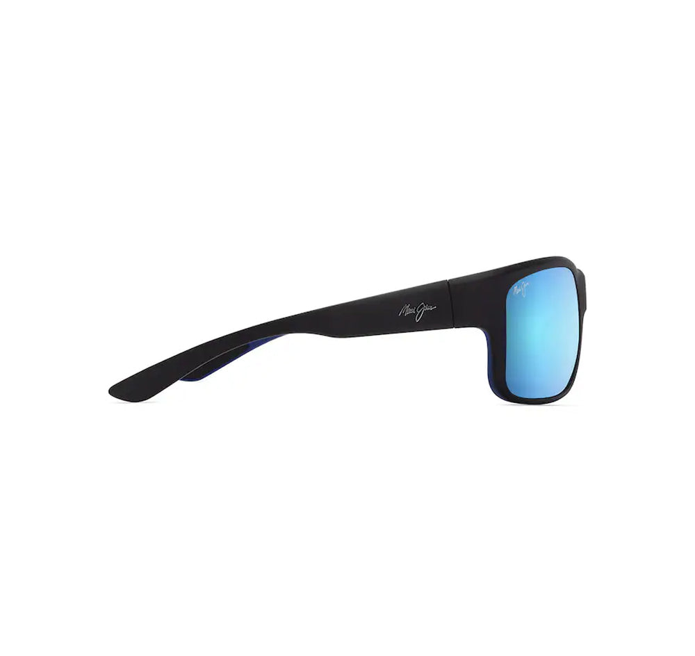 Maui Jim Southern Cross Sunglasses MatteBlack BlueHawaii Square