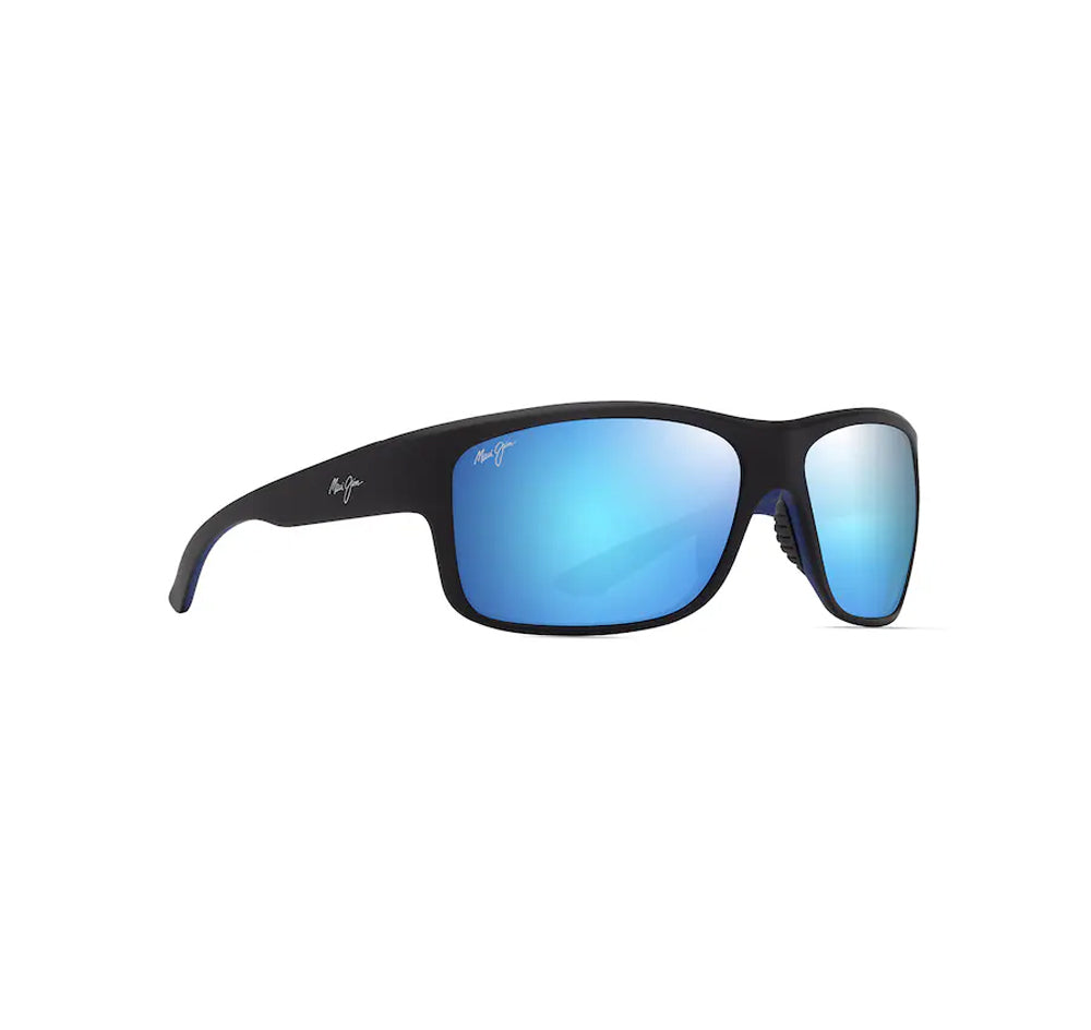 Maui Jim Southern Cross Sunglasses MatteBlack BlueHawaii Square