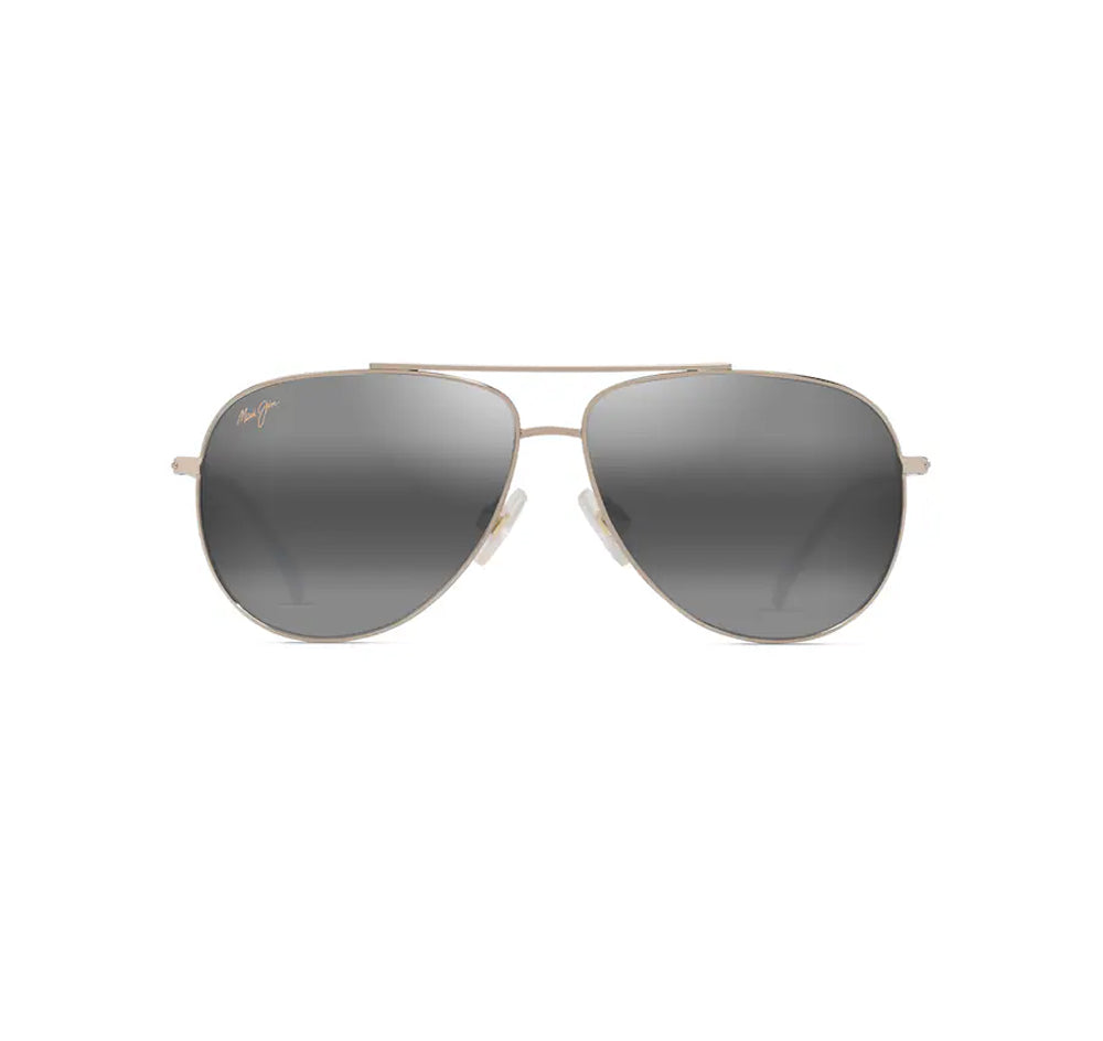 Maui Jim Hauoli Polarized Sunglasses ShinyLightGoldW/crystal Grey