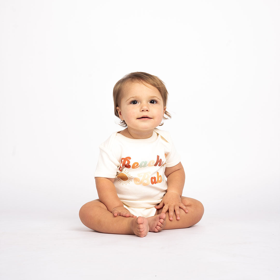Emerson and Friends Baby Onesie BeachBabe 0-3M