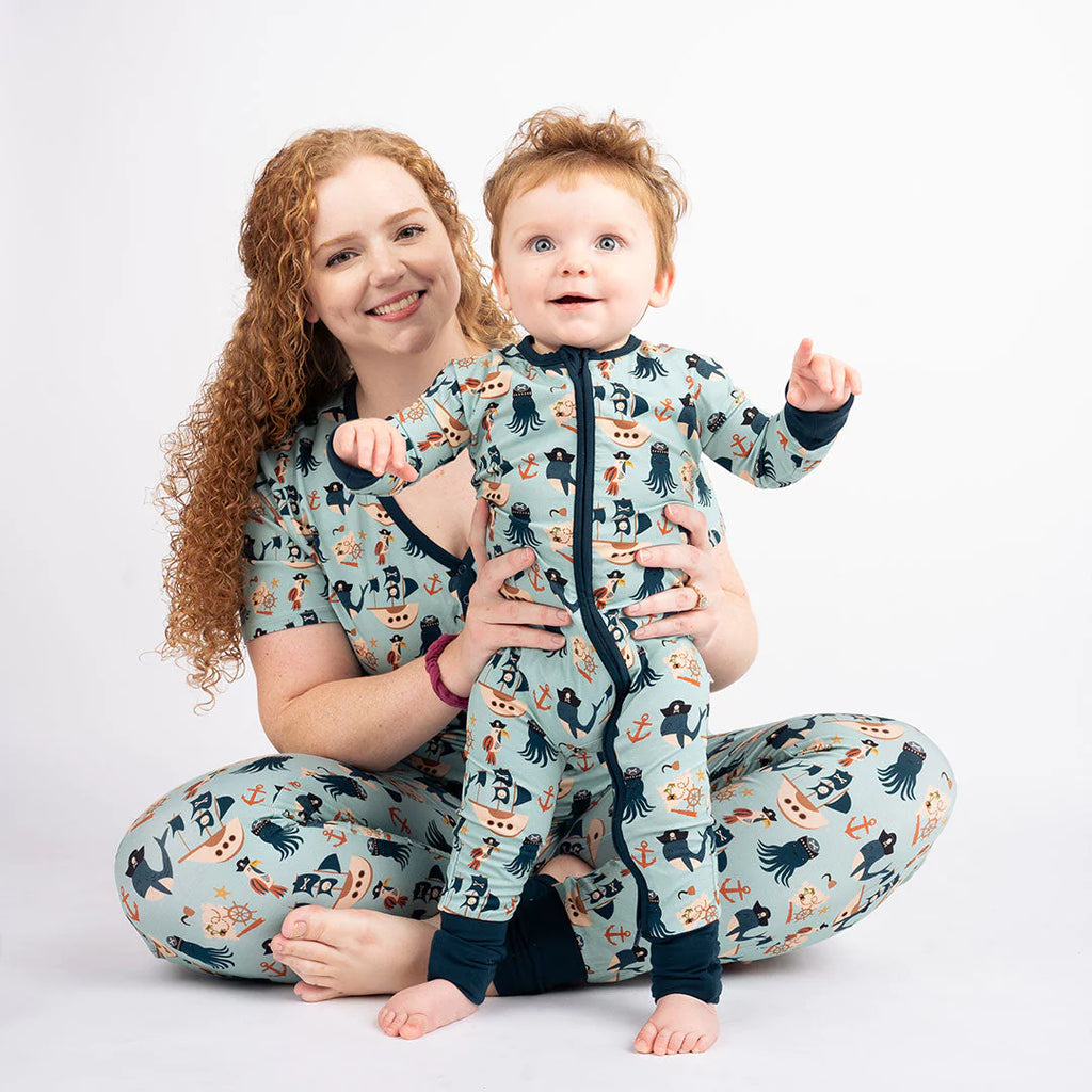 Emerson and Friends Convertible Baby Pajamas PiratesLife 0-3M