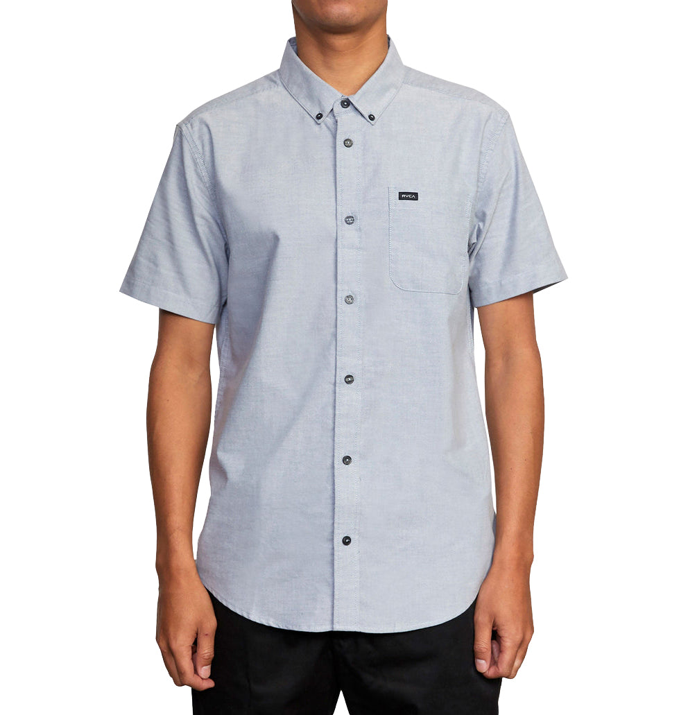 RVCA That'll Do Stretch Button-Up SS Shirt PAV M