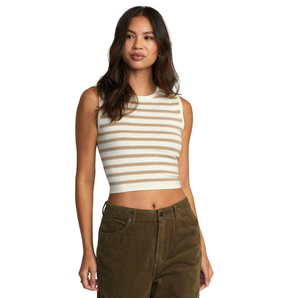 RVCA SHIVER SWEATER TANK WDR0 XS/6