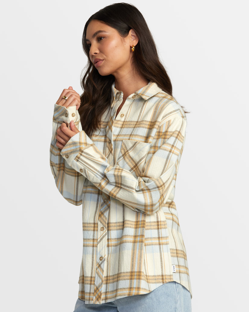 RVCA Breeze Flannel Shirt WDR0 S