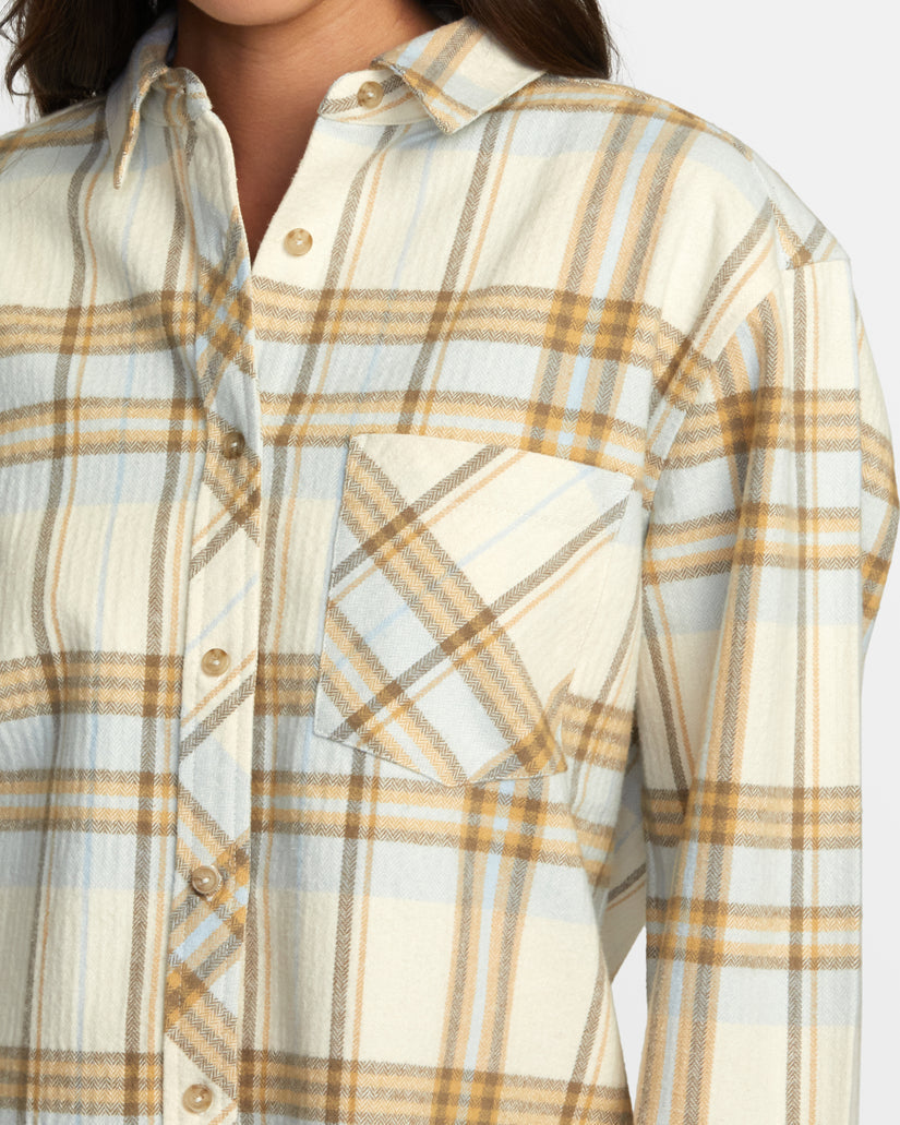 RVCA Breeze Flannel Shirt WDR0 XS
