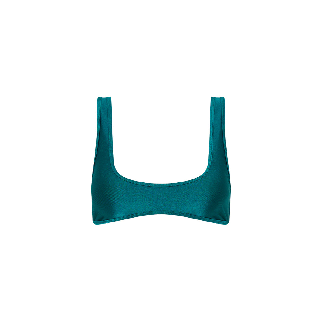 Kulani Kinis Bind Slim Scoop Bikini Top Cenote S