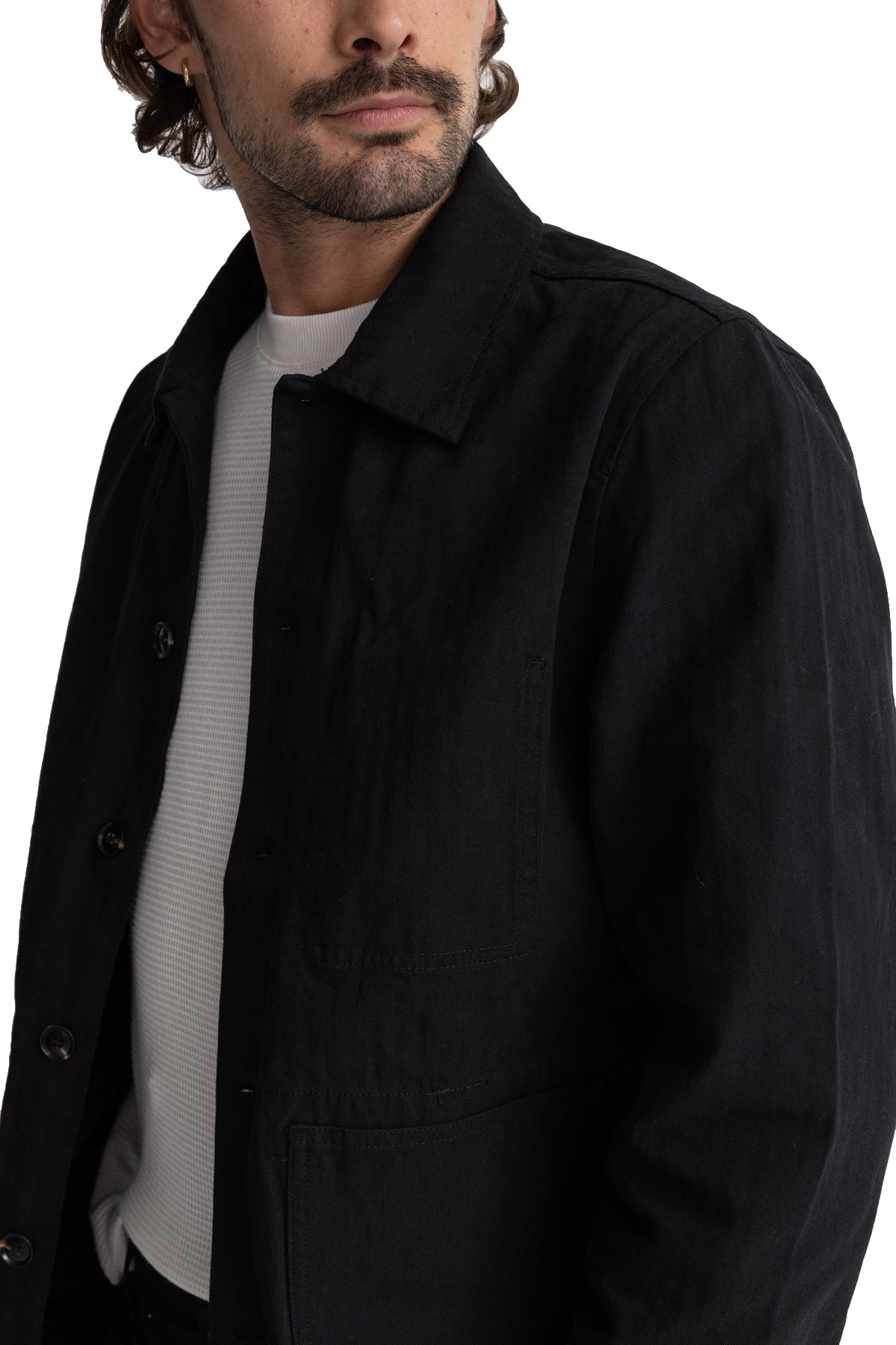 Rhythm Classic Chore Coat BLK XS