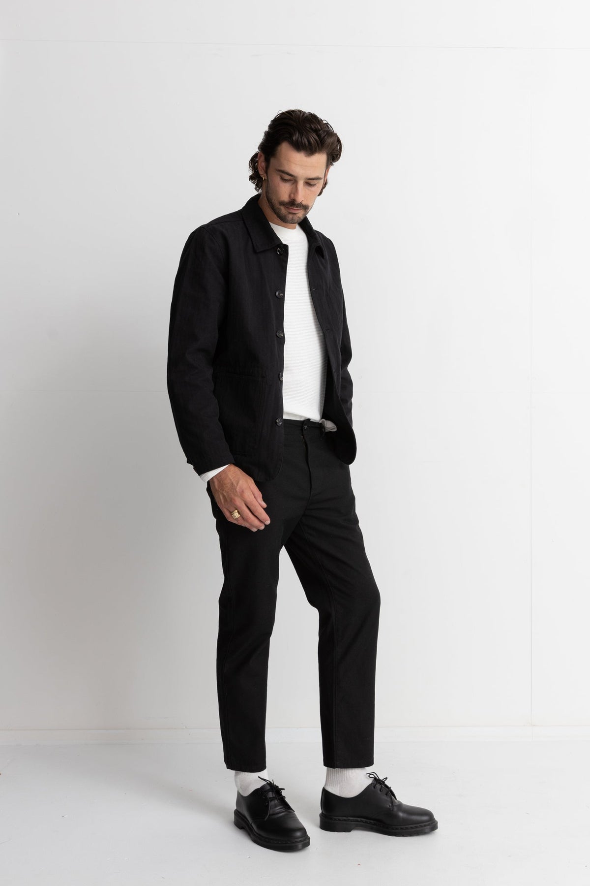 Rhythm Classic Chore Coat BLK XS