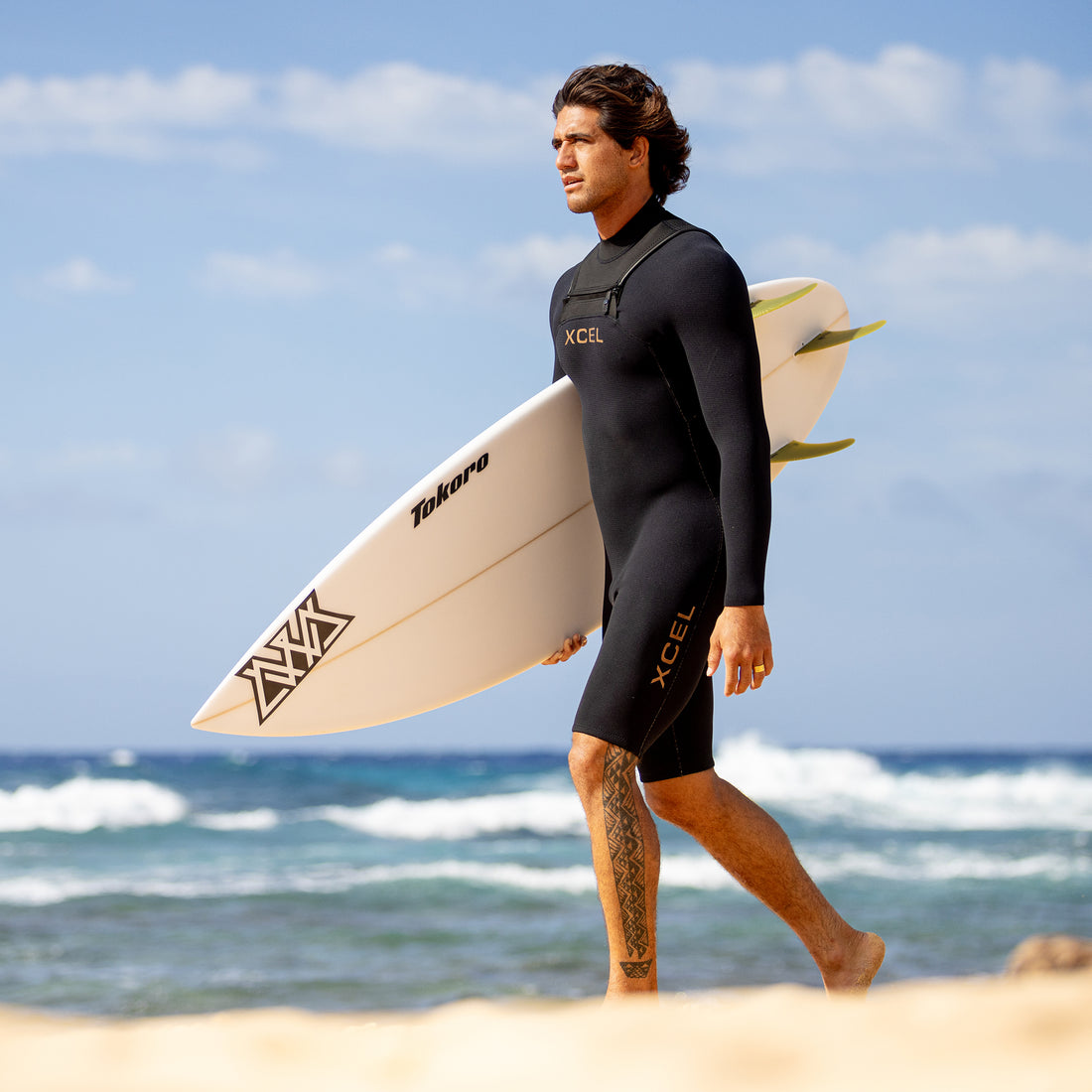 Xcel Comp+ 2mm LS Springsuit BLK-Black XL