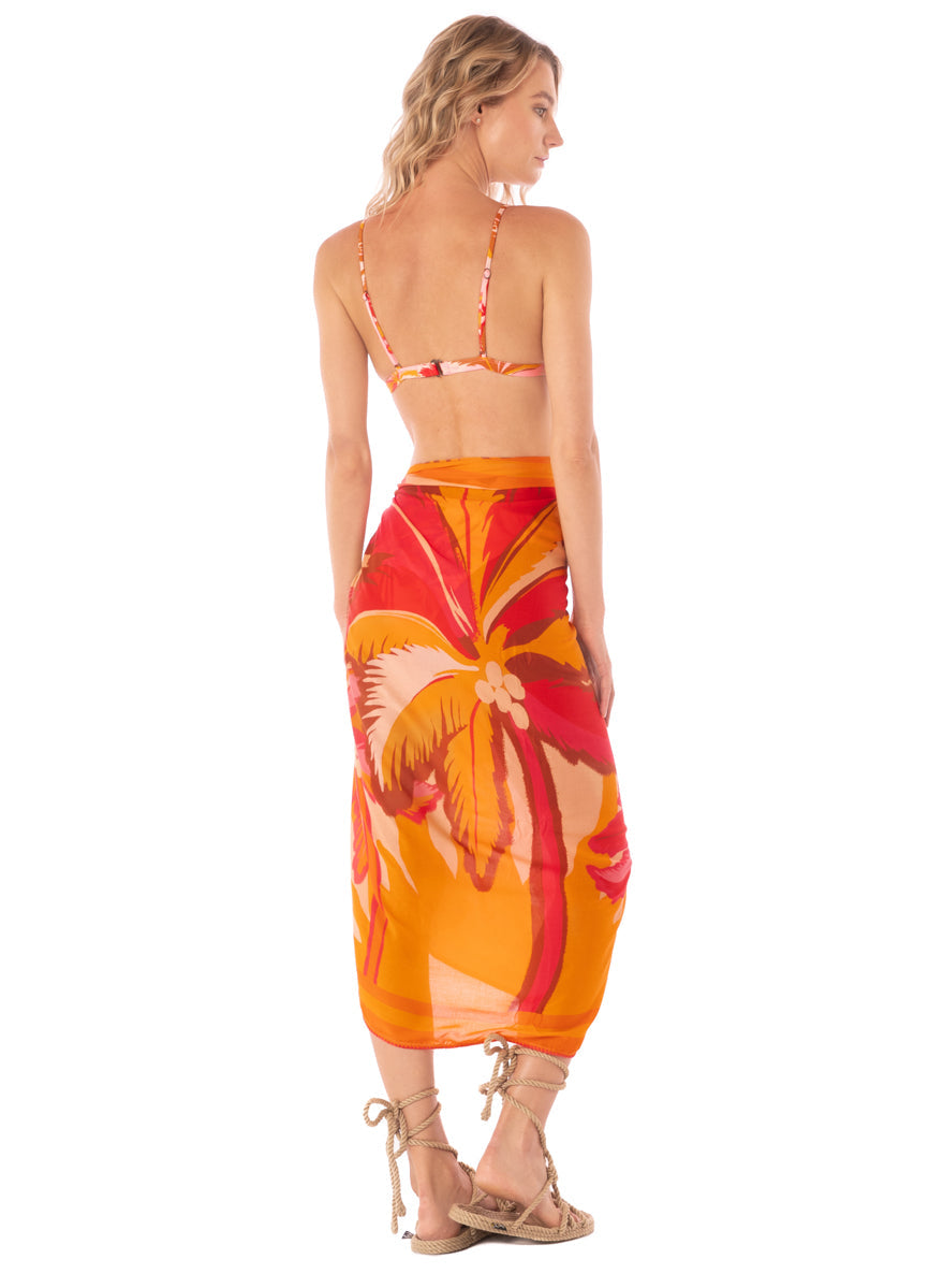 Maaji Summer Dunes Isla Pareo Red Overflow OS