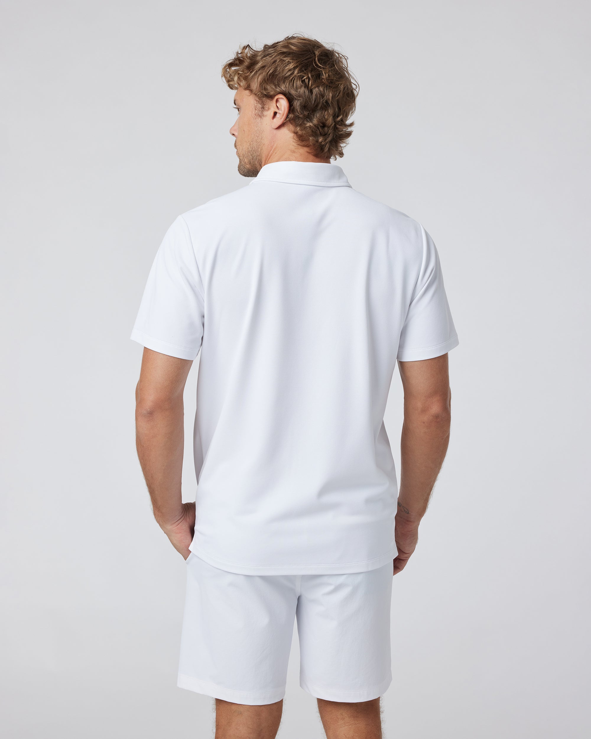 Vuori Gamepoint Polo WHT-White S