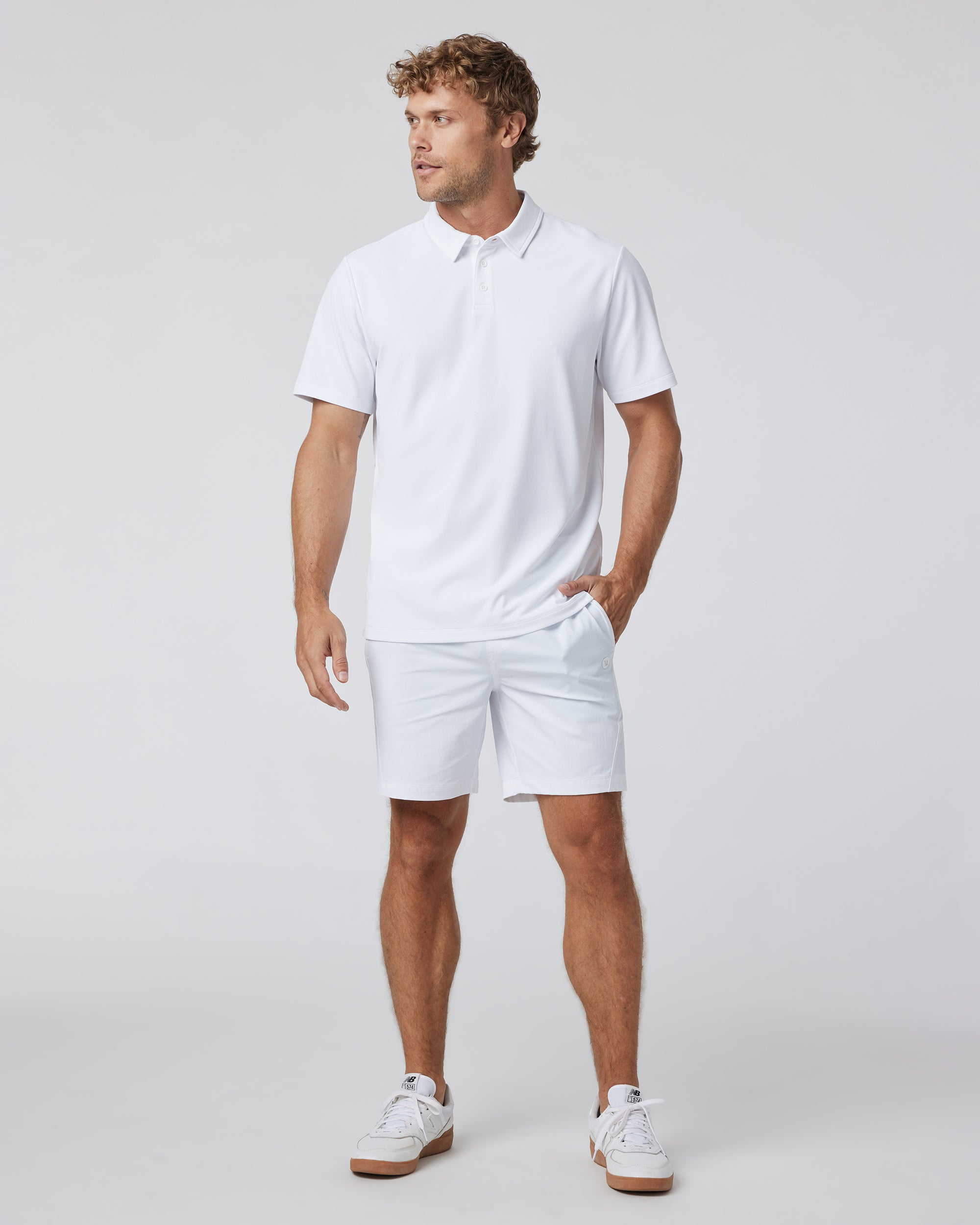 Vuori Gamepoint Polo WHT-White S