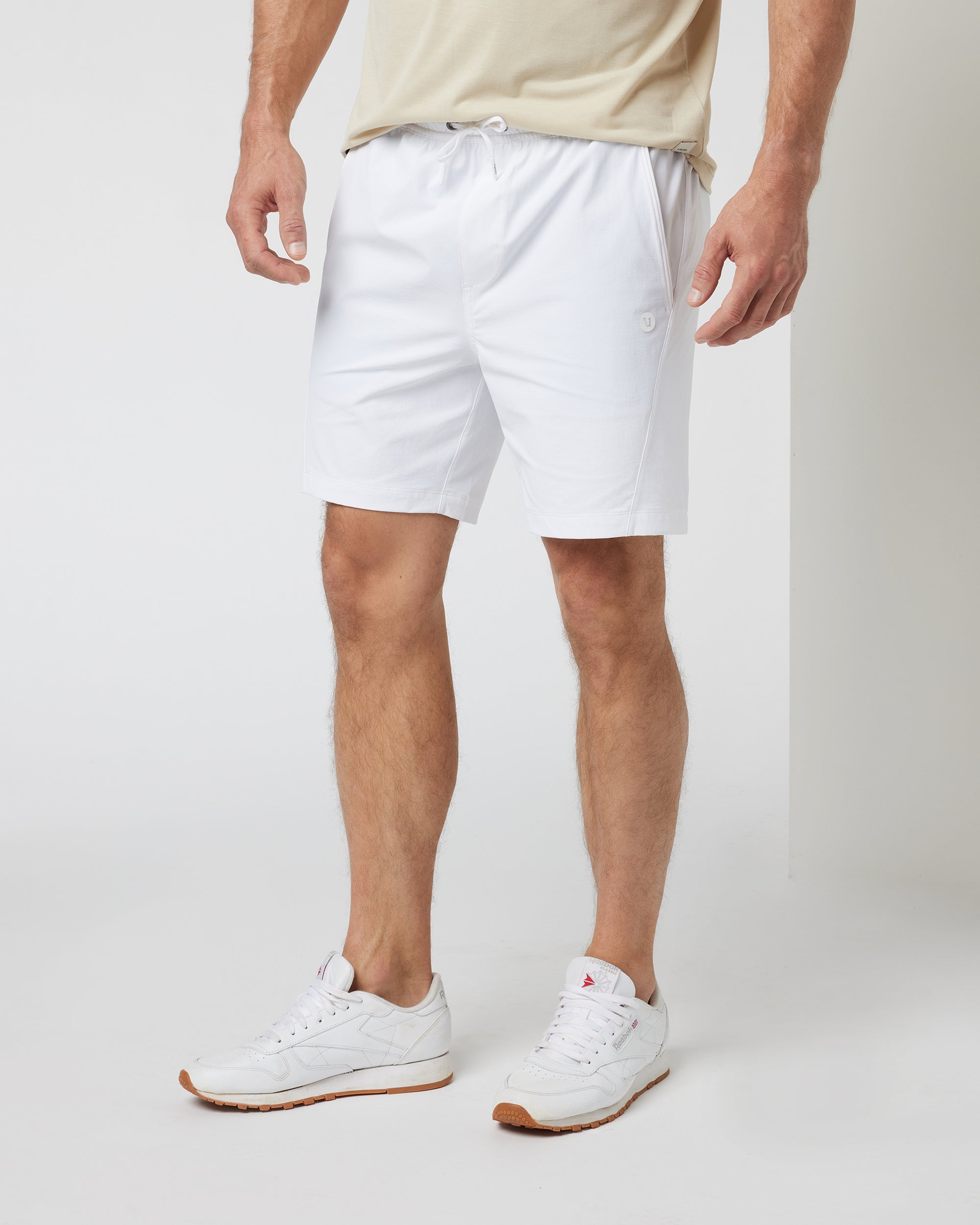 Vuori Crosscourt Elastic Short WHT XL