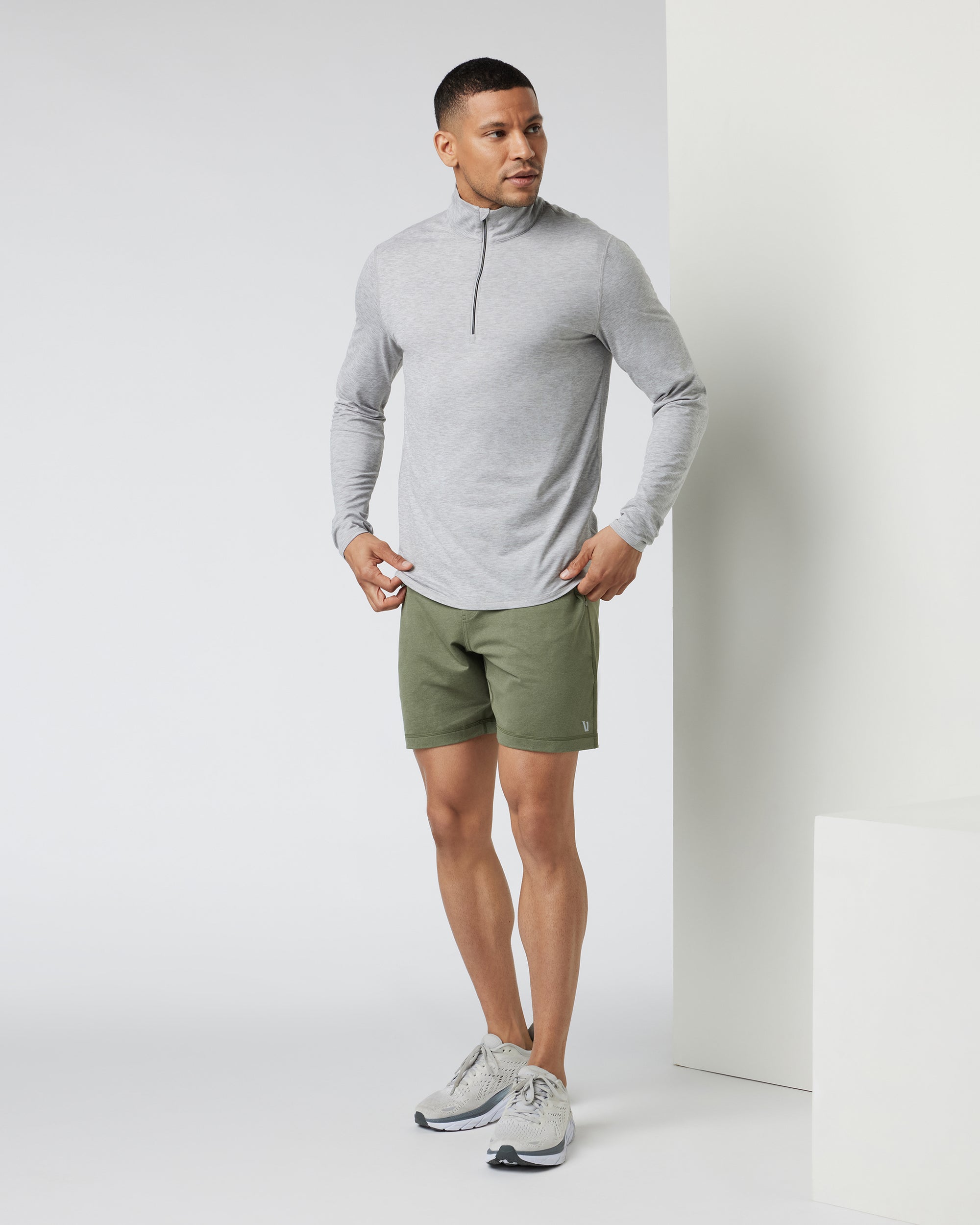 Vuori Ponto Short HMT-DarkMetalHeather XXL