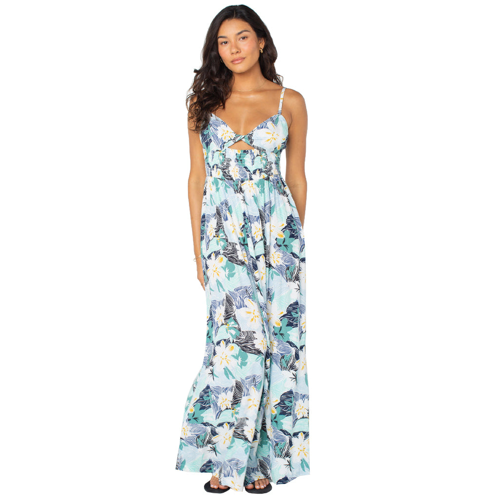 Roxy Sunrise Oasis Print Maxi Dress BKP0 S