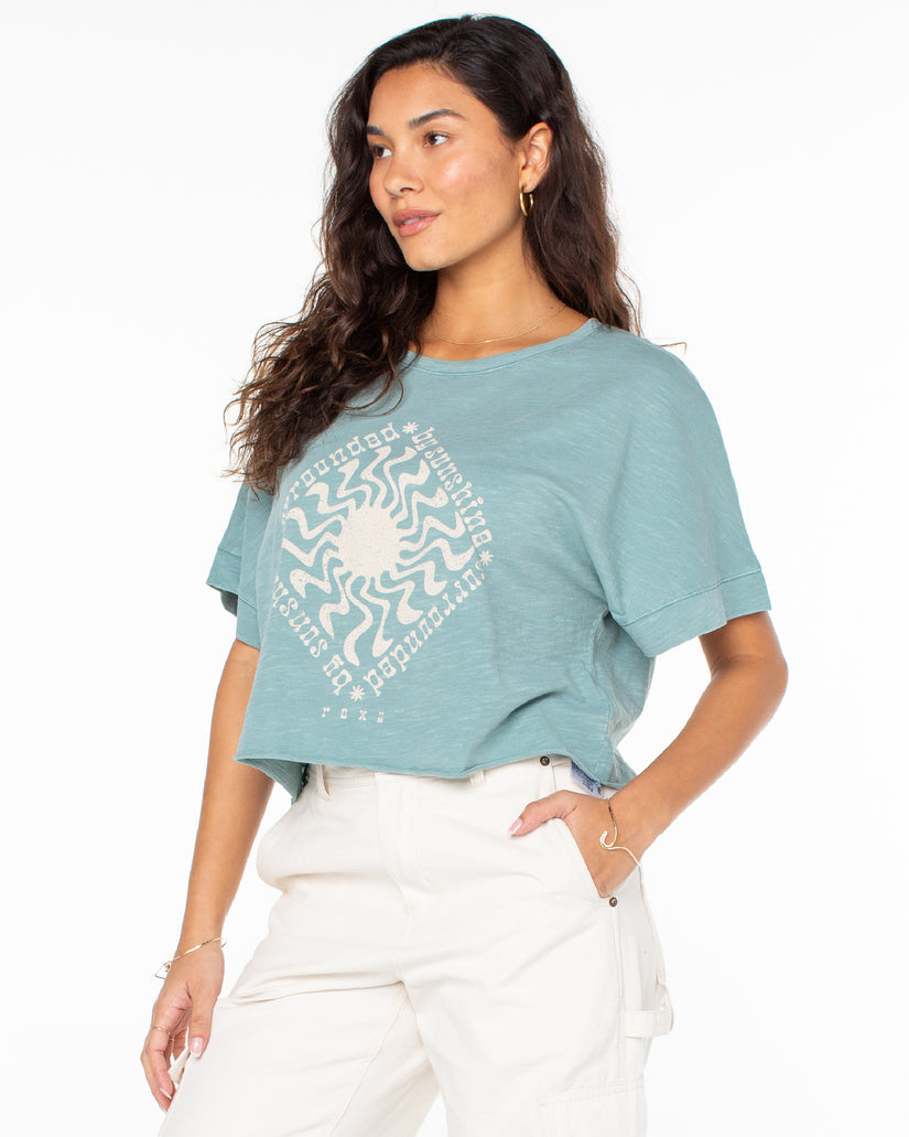 Roxy Surrounded By Sunshine Tee BKE0 M