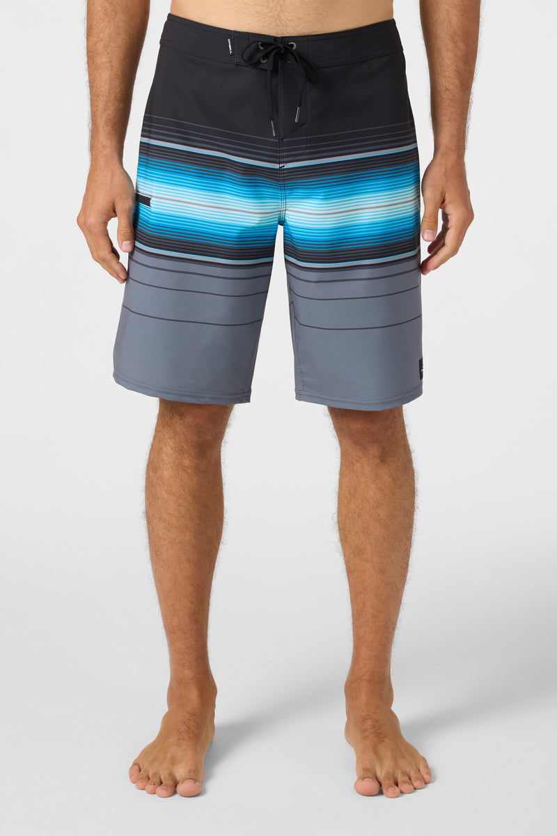 O'Neill Hyperfreak Heat Stripe 21in Boardshort BLK 32