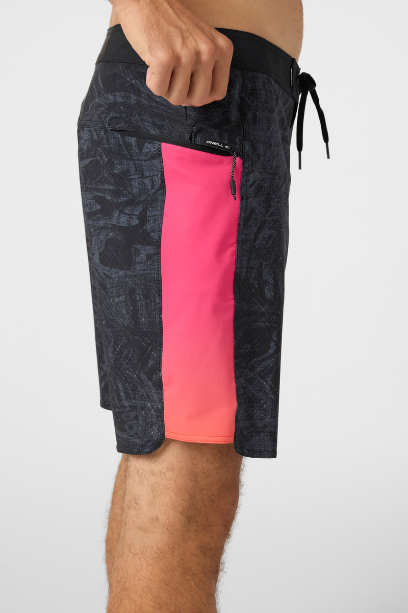 O'Neill Hyperfreak Tech Panel 18in Boardshort BLK 32