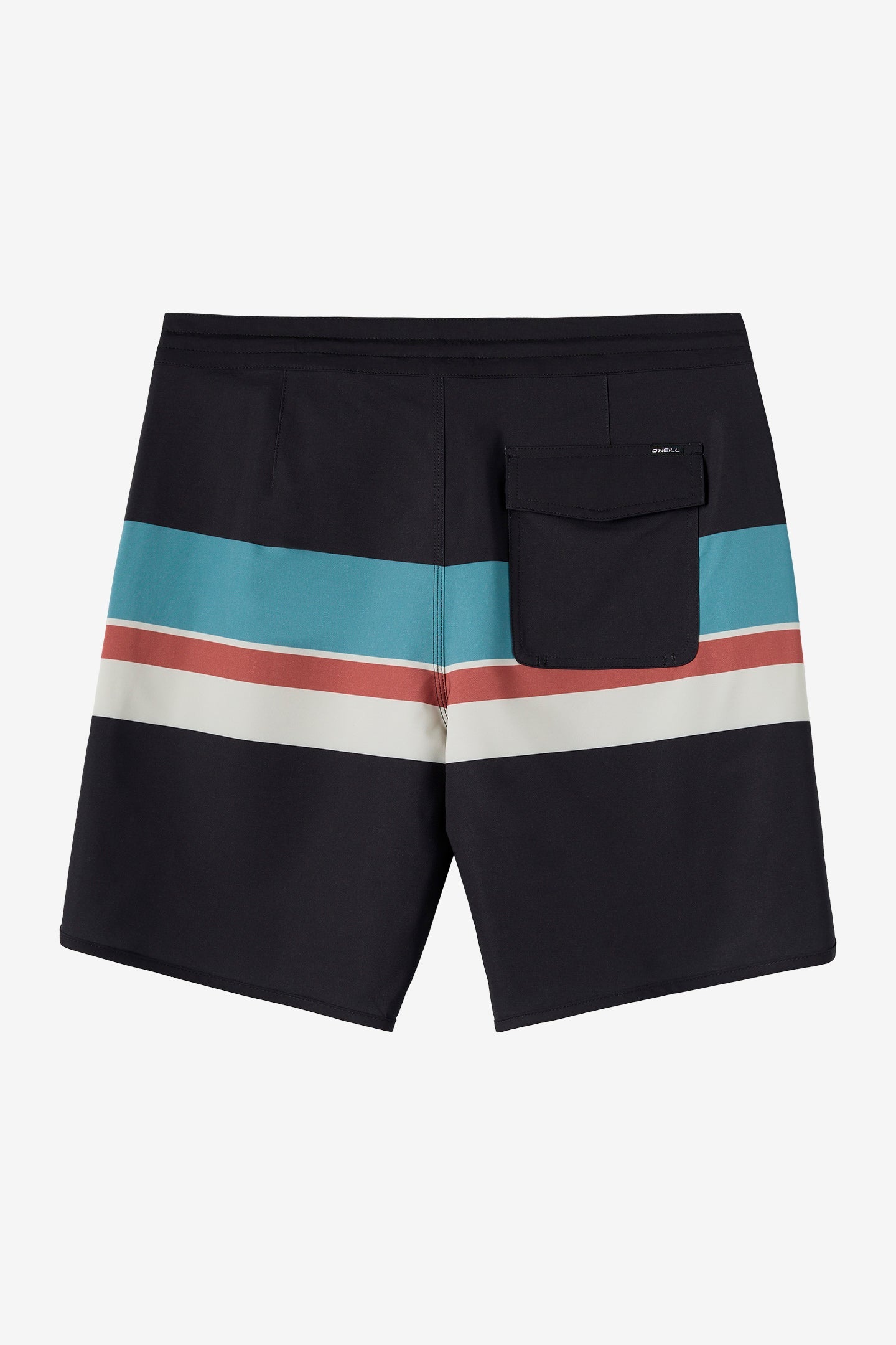 O'Neill Cruzer Stripe Scallop 18in Boardshort BLK 32