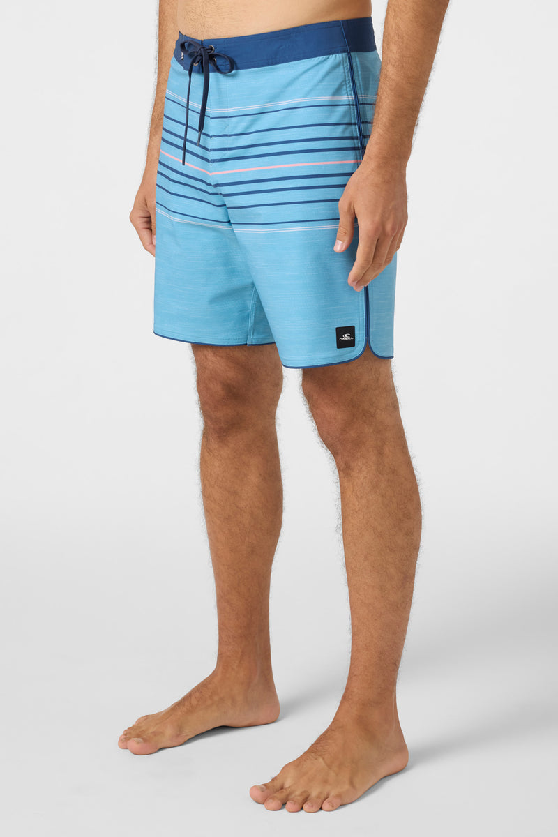 O'Neill Hyperfreak Heat Stripe Scallop Boardshort BLF 32