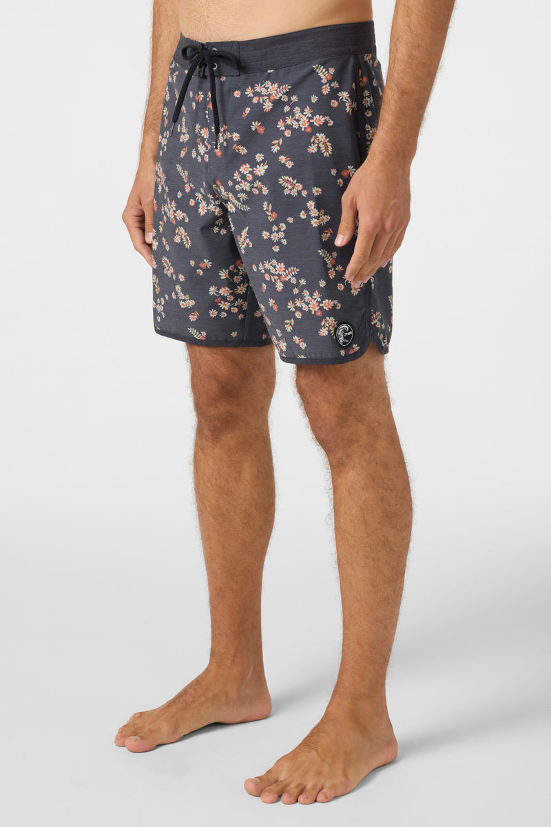 O'Neill OG Print Scallop 18in Boardshort GRA 32