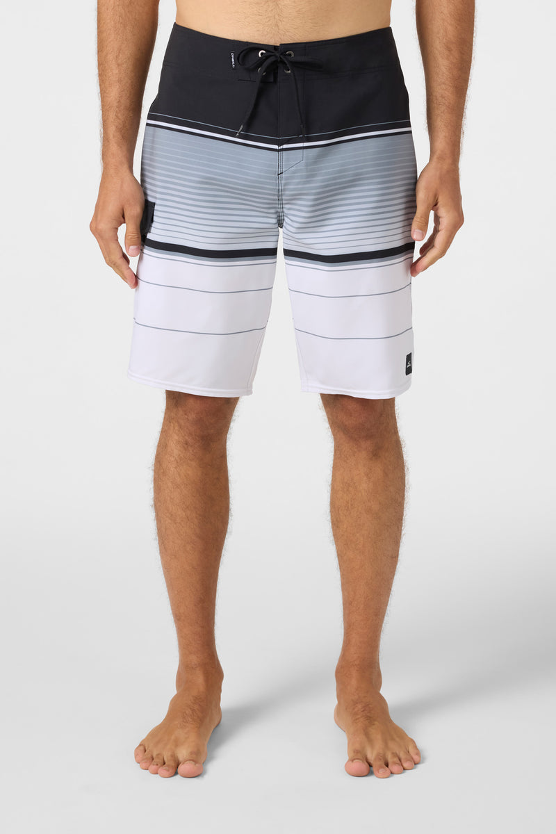 O'Neill Lennox Stripe 21in Boardshort WHT 32