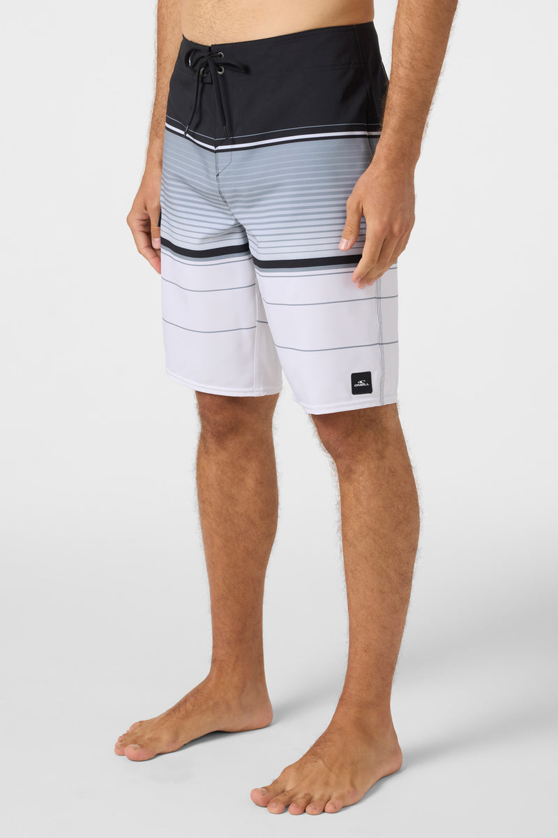 O'Neill Lennox Stripe 21in Boardshort WHT 32