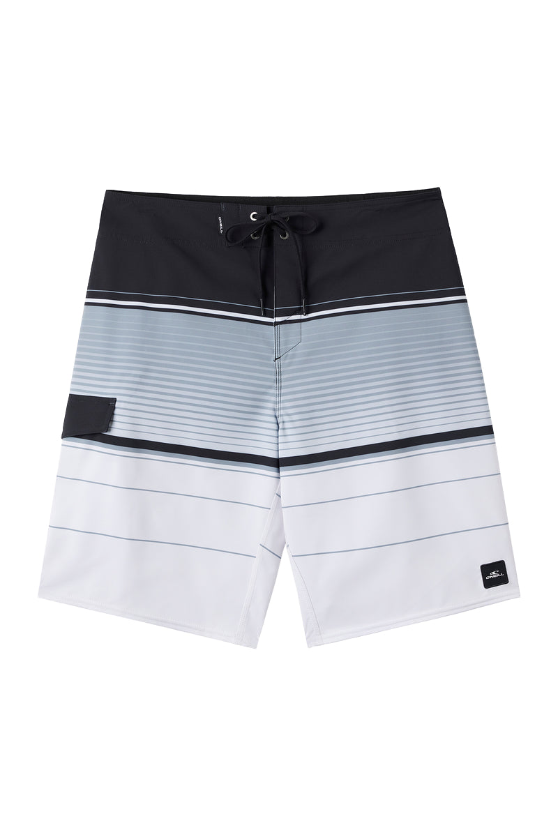 O'Neill Lennox Stripe 21in Boardshort WHT 32