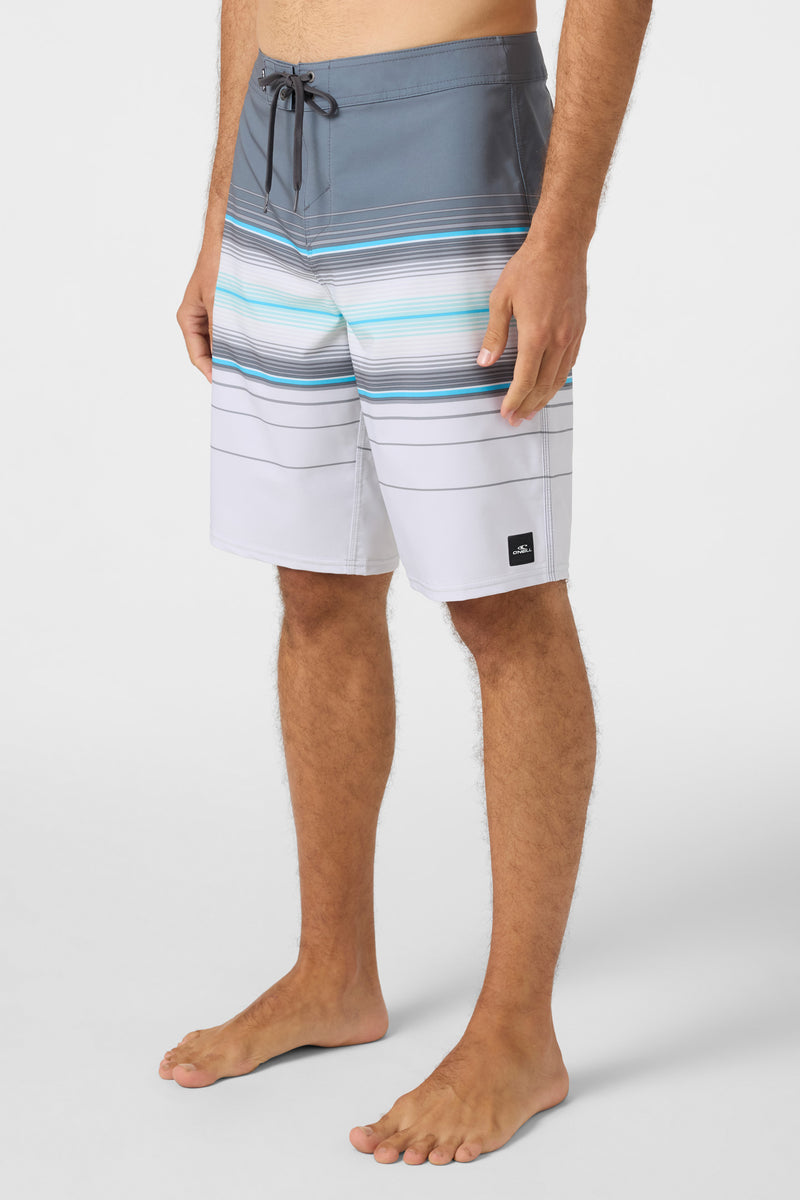 O'Neill Hyperfreak Heat Stripe 21in Boardshort GRY 32