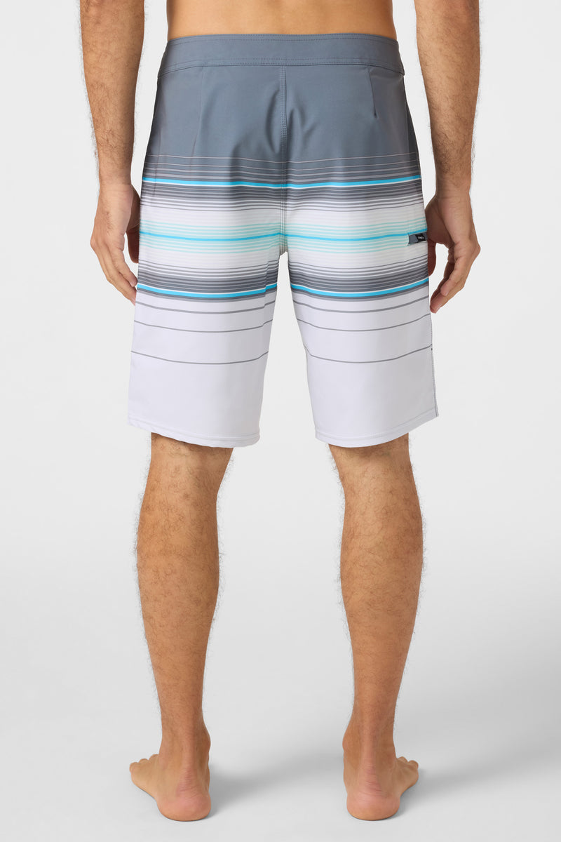 O'Neill Hyperfreak Heat Stripe 21in Boardshort GRY 32