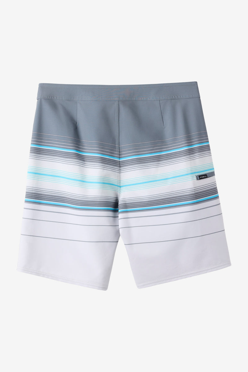 O'Neill Hyperfreak Heat Stripe 21in Boardshort GRY 32