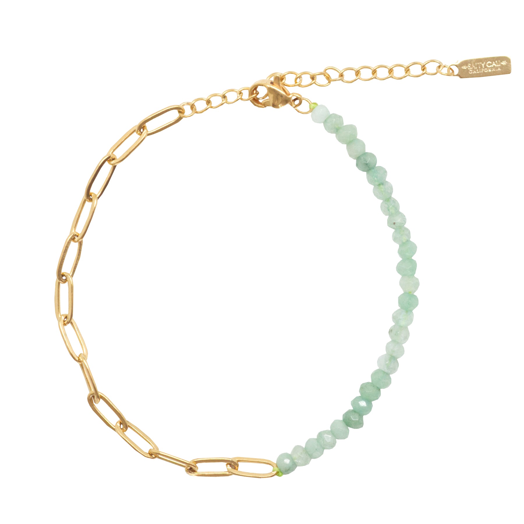 Salty Cali Paloma Anklet Salty Babes Seafoam