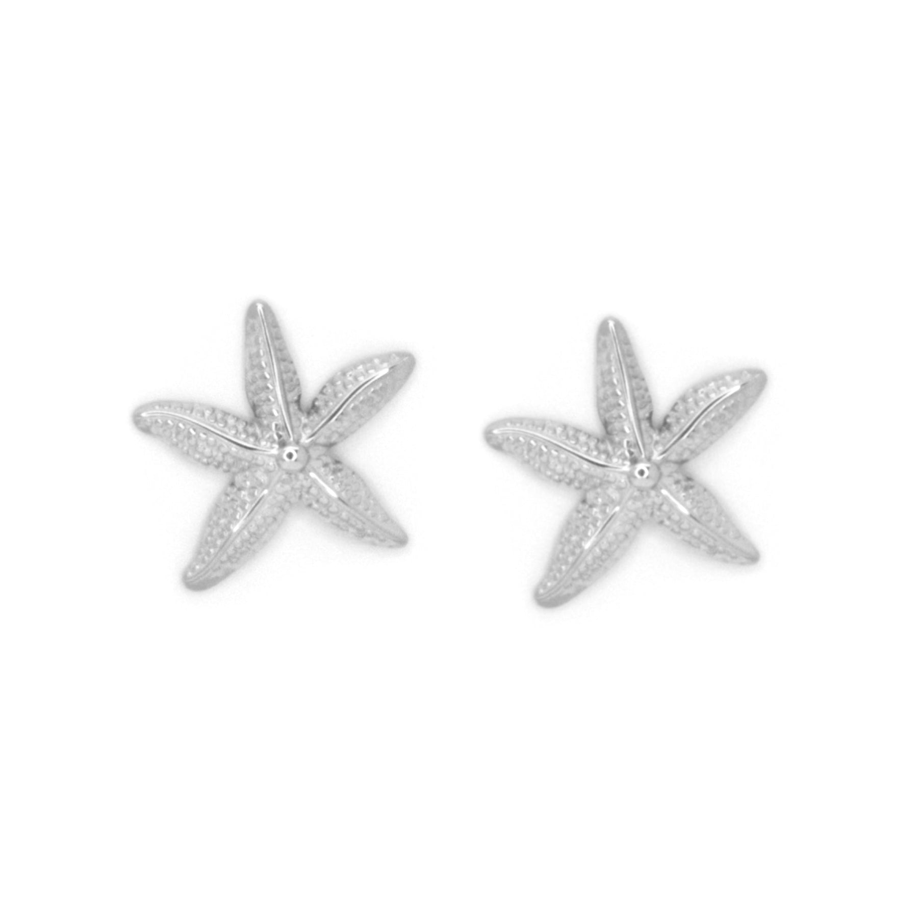 Salty Cali Sea Star Stud Earrings Silver OS