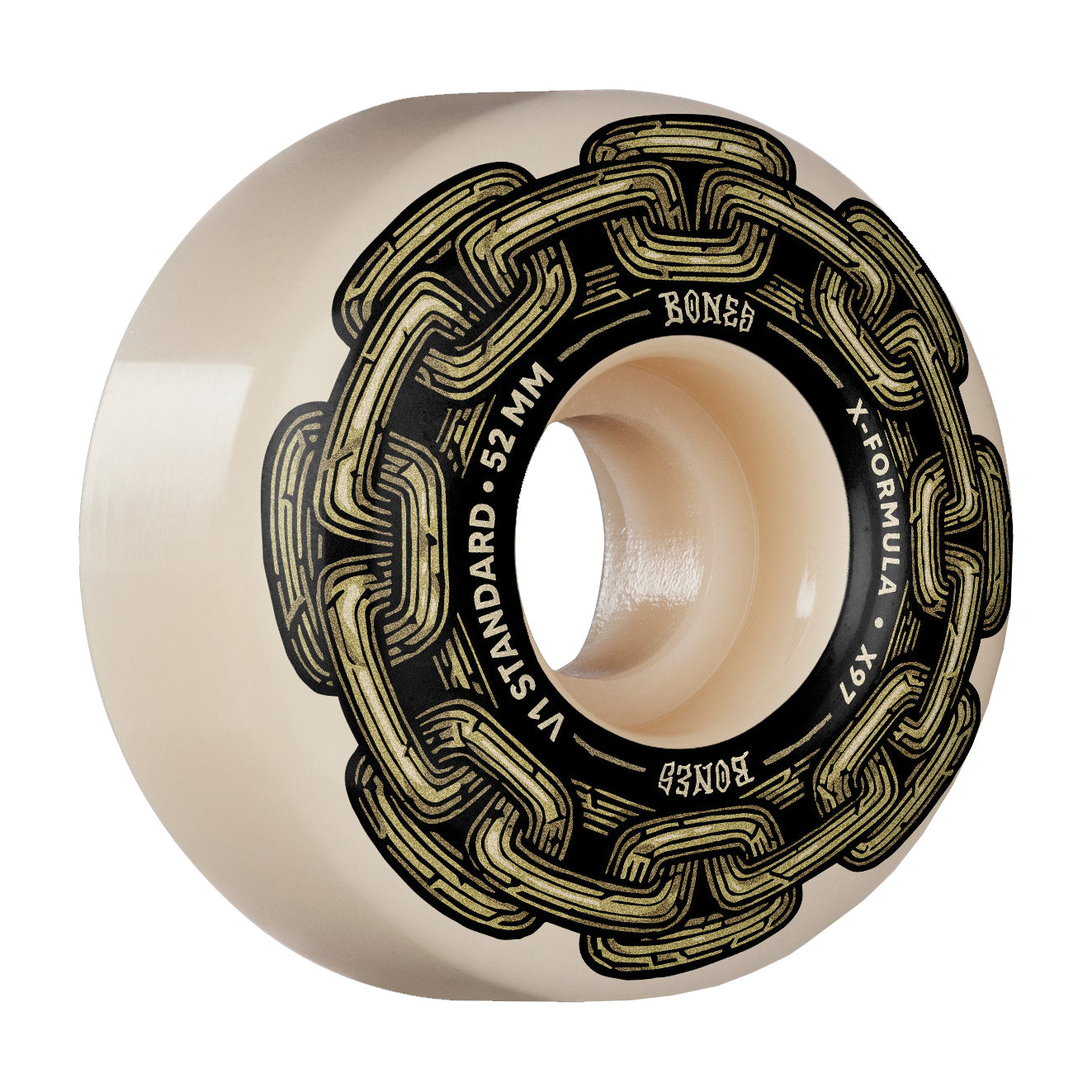 Bones X-Formula Gold Chain 97A Skateboard Wheels