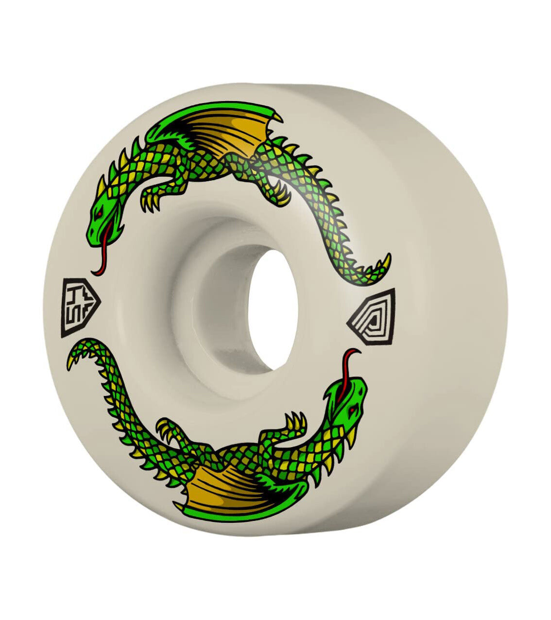 Powell Peralta Dragon Formula 93A Skateboard Wheels White 55x35