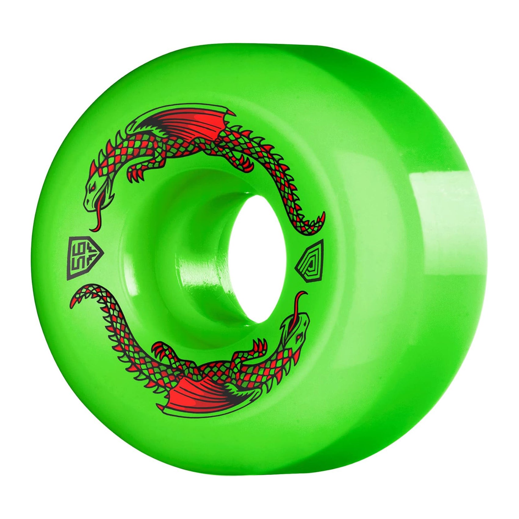 Powell Peralta Dragon Formula 93A Skateboard Wheels Green 56x36 V6