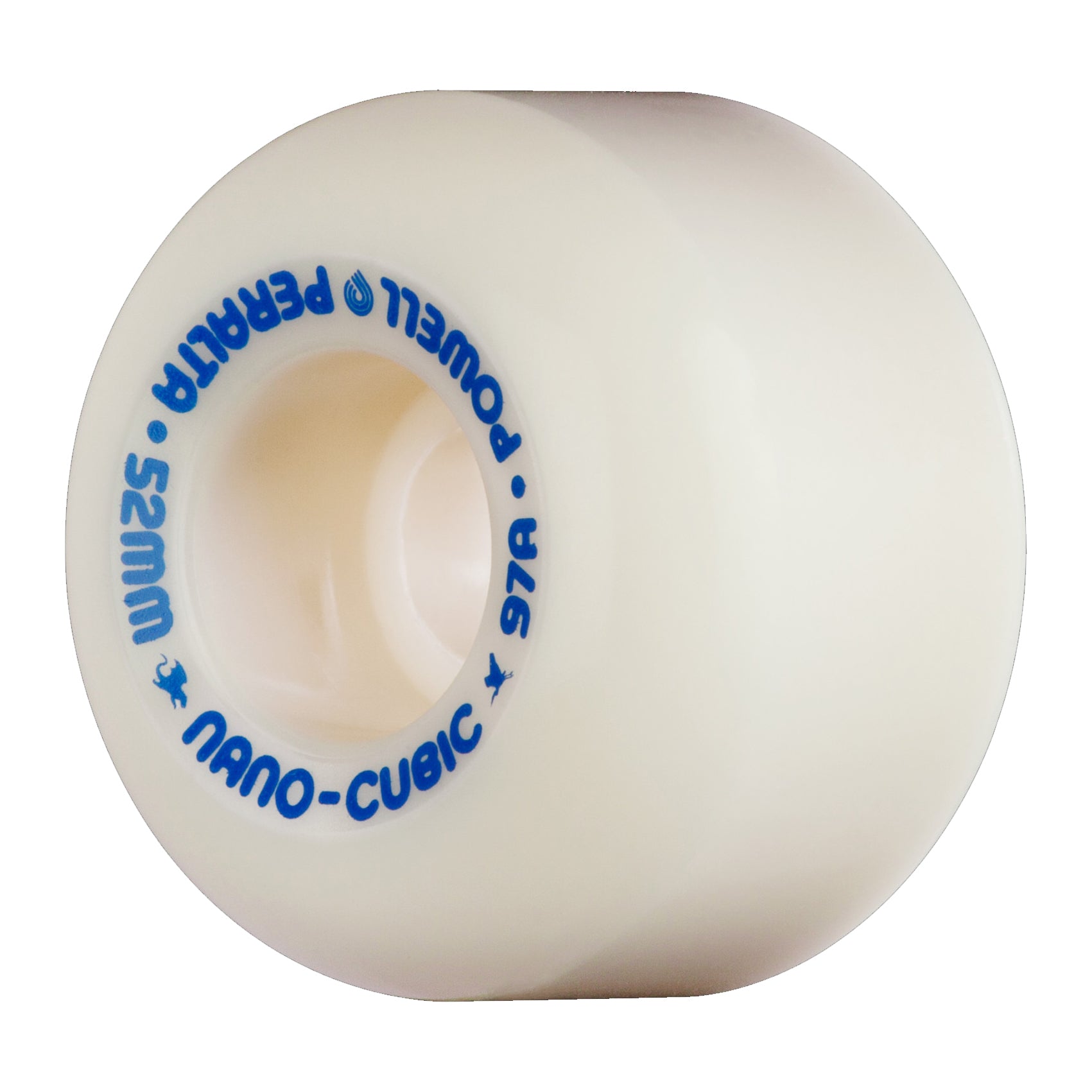 Powell Peralta Dragon Formula Nano Cubic Skateboard Wheels White 52x36 97A