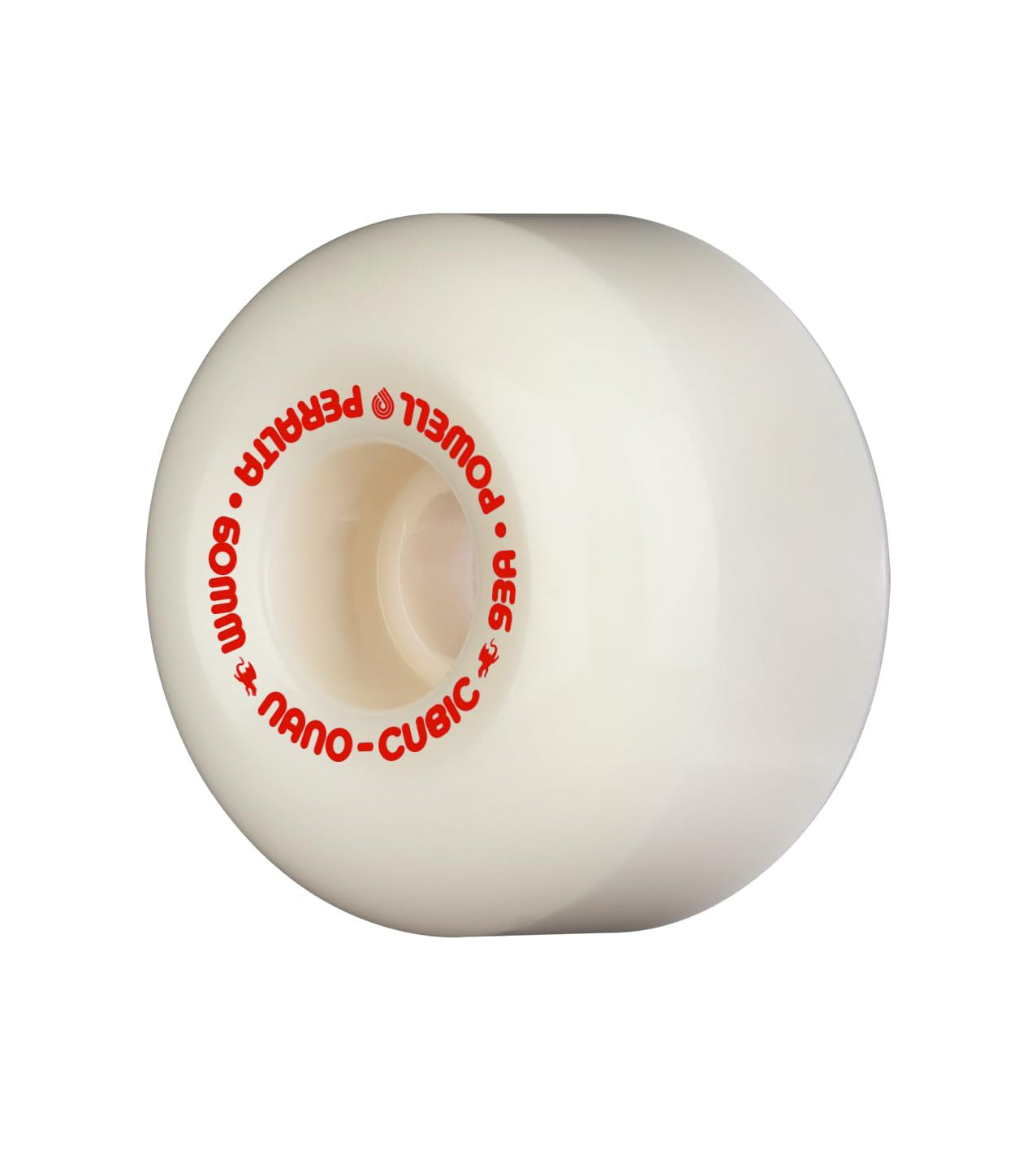 Powell Peralta Dragon Formula Nano Cubic Skateboard Wheels White 60x38 93A