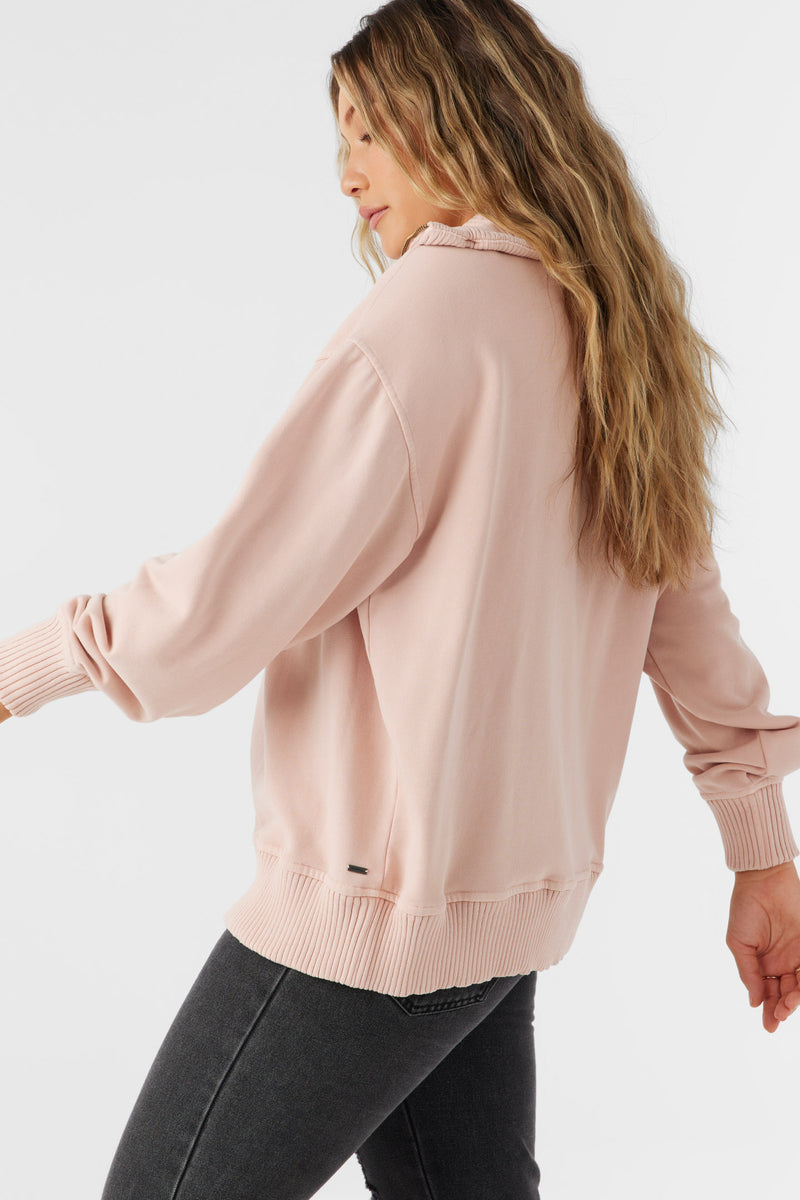 O'Neill Karma Mock Zip Sweater RDT M