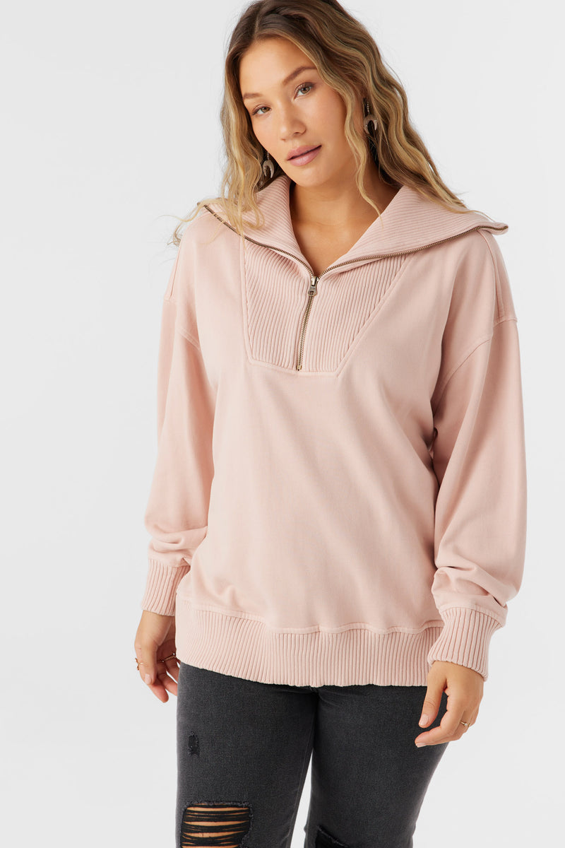 O'Neill Karma Mock Zip Sweater RDT M