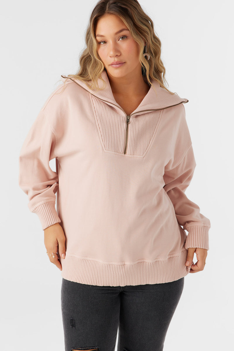 O'Neill Karma Mock Zip Sweater RDT M