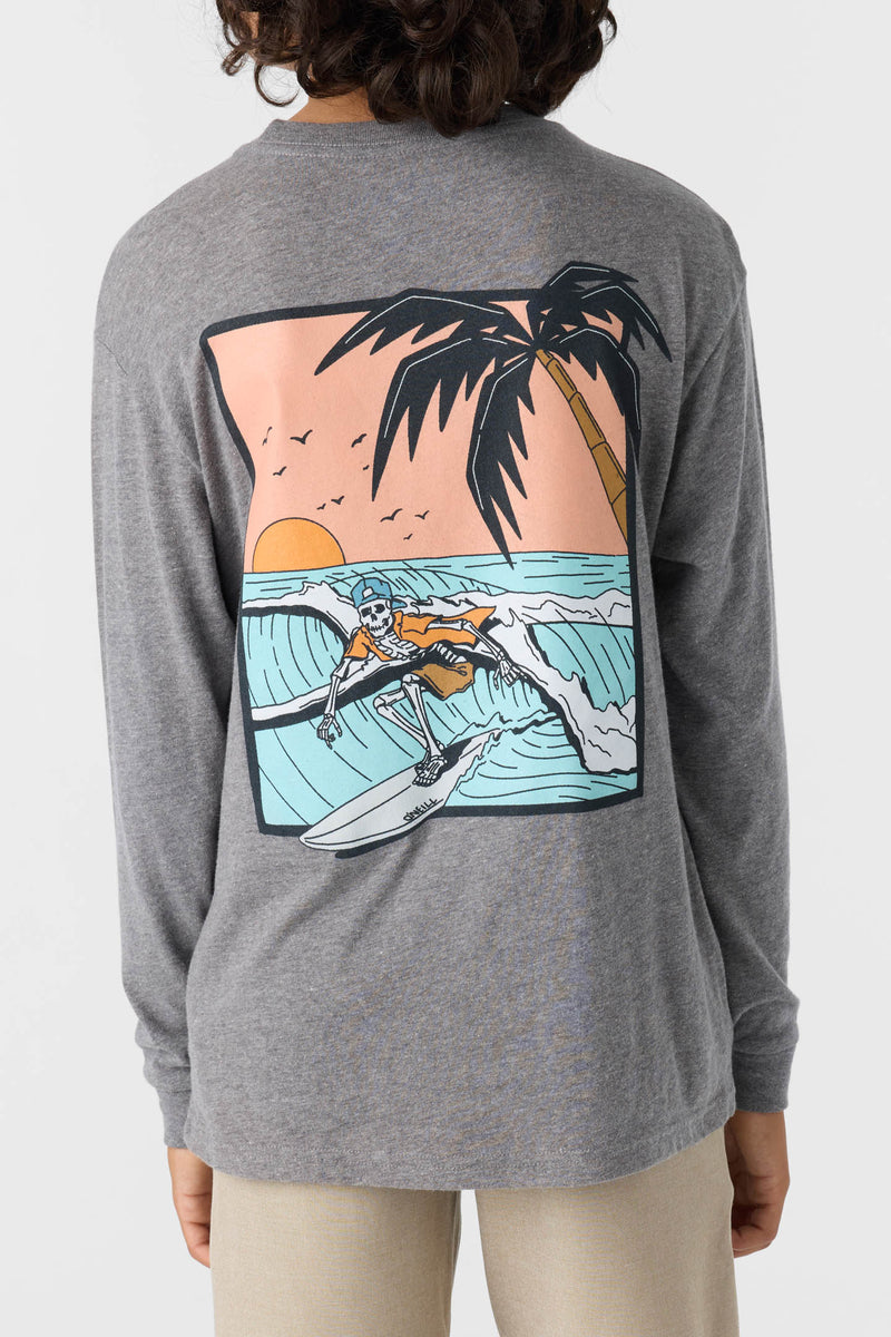O'NEILL BOY'S DAYS END LONG SLEEVE TEE HGR L