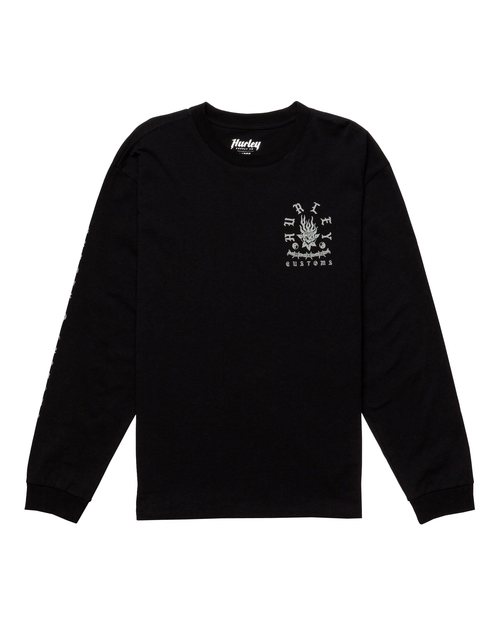 Hurley Built LS Tee H010-Black S
