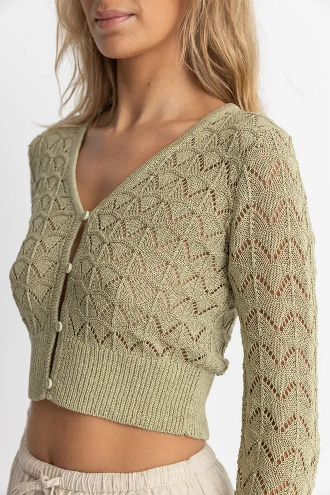 Rhythm Akoia Knit Sweater SAG XS