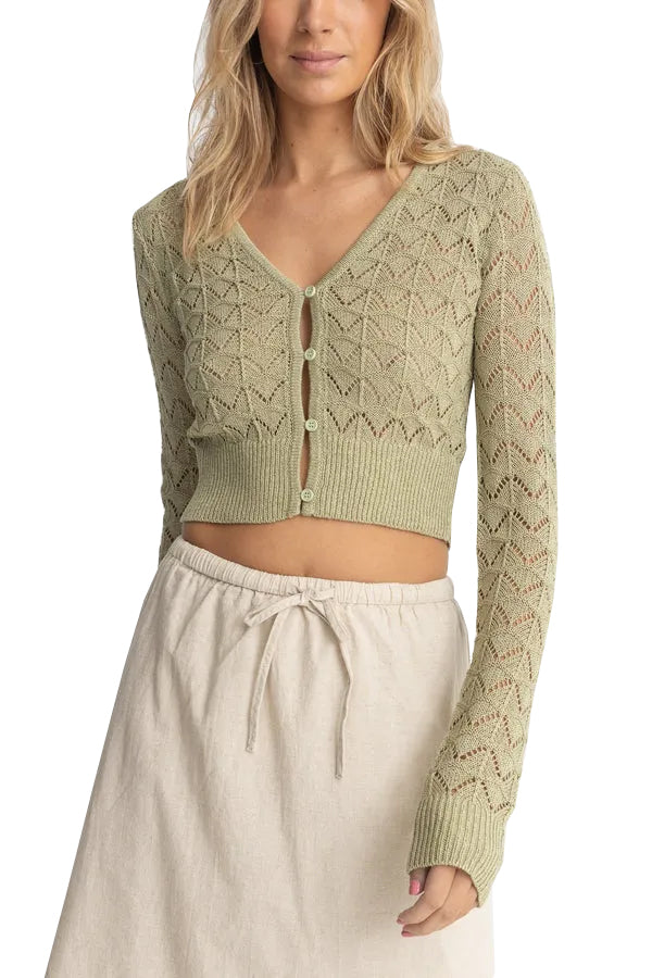 Rhythm Akoia Knit Sweater SAG XS