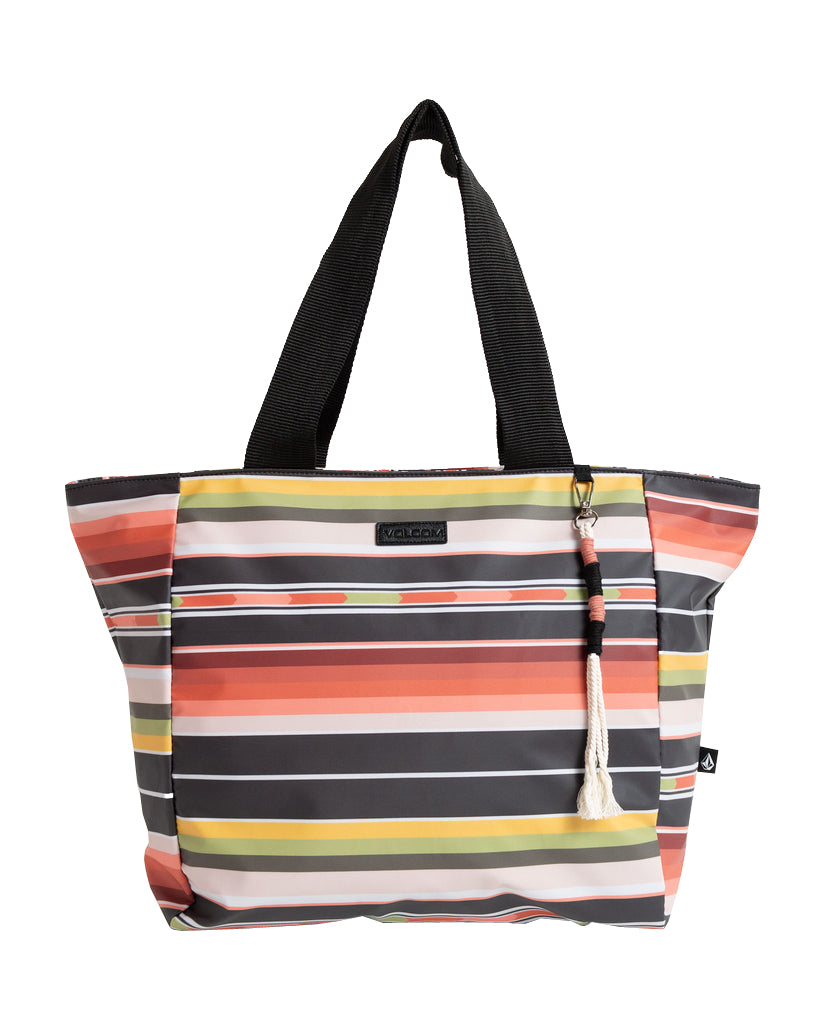 Volcom Bay Bae Beach Tote Stripe OS